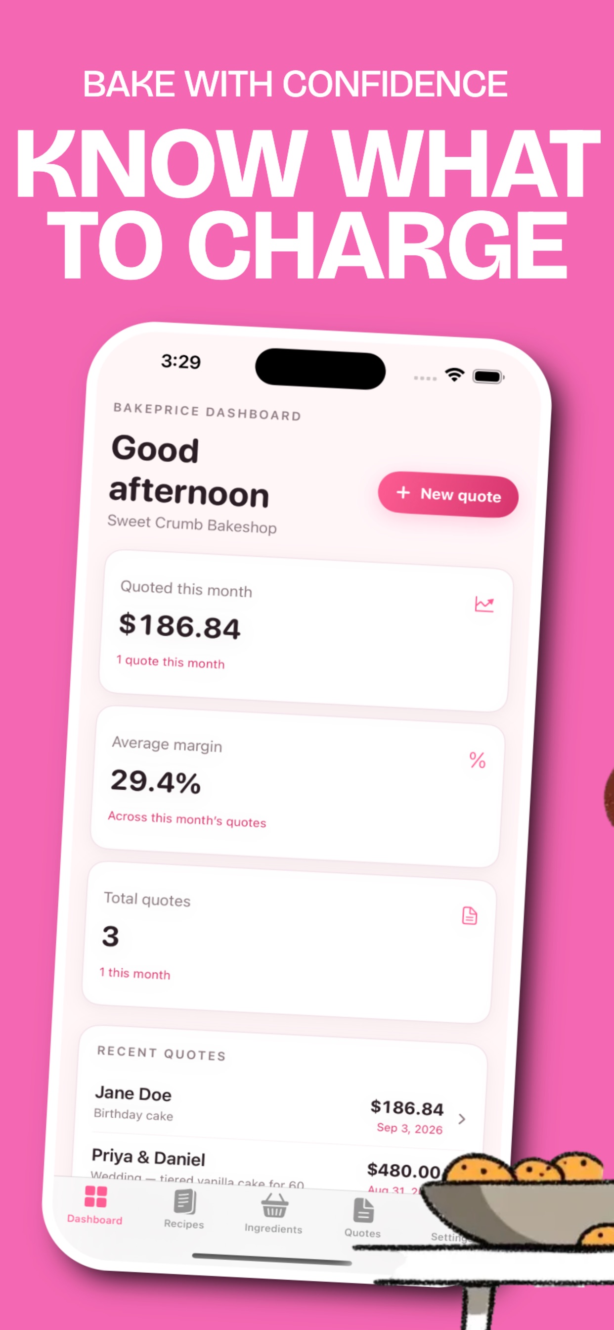 Screenshot 1 of BakePrice