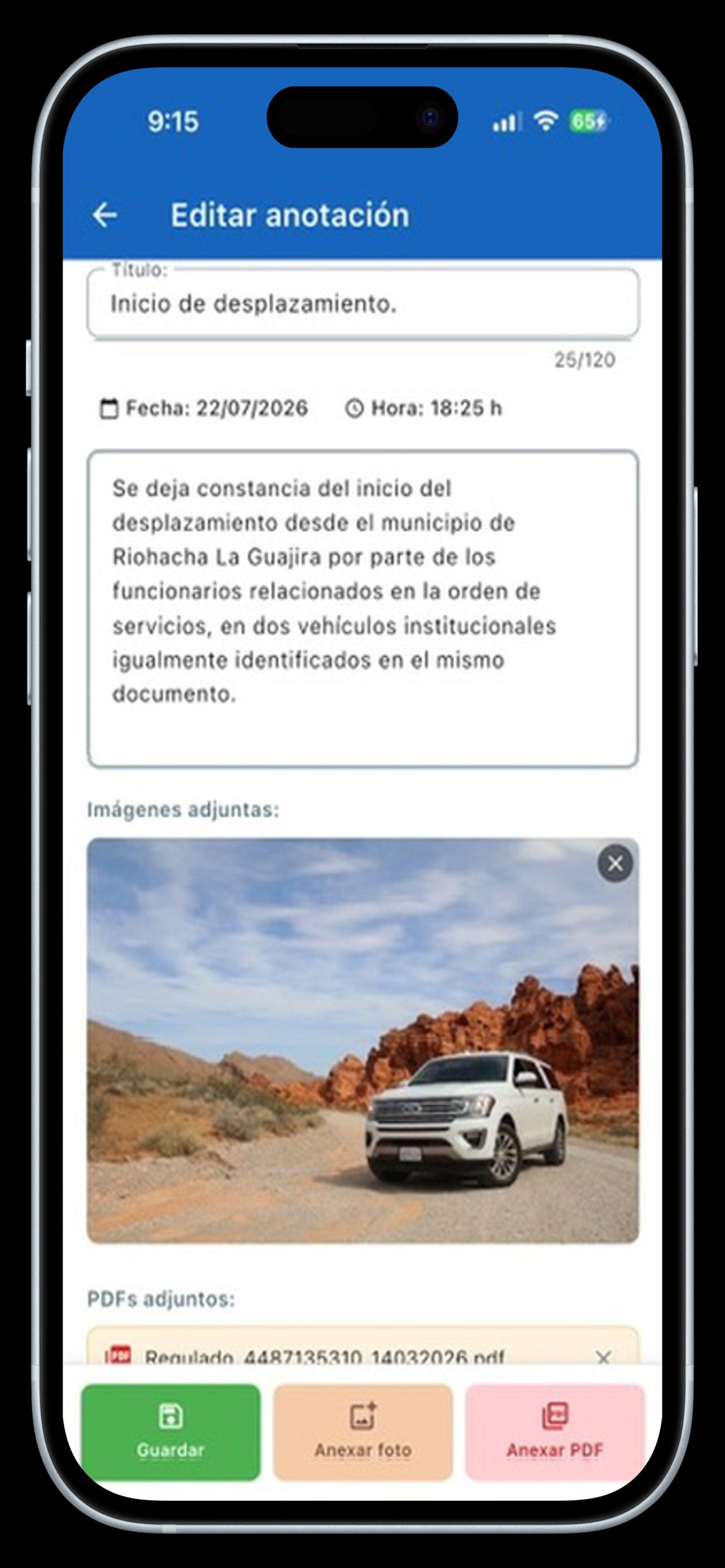 Bitácora Plus screenshot 2