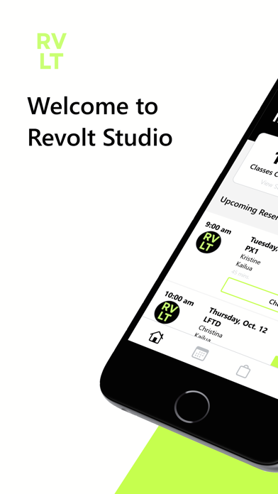 Revolt Studio iPhone screenshot 1 - Health & Fitness app