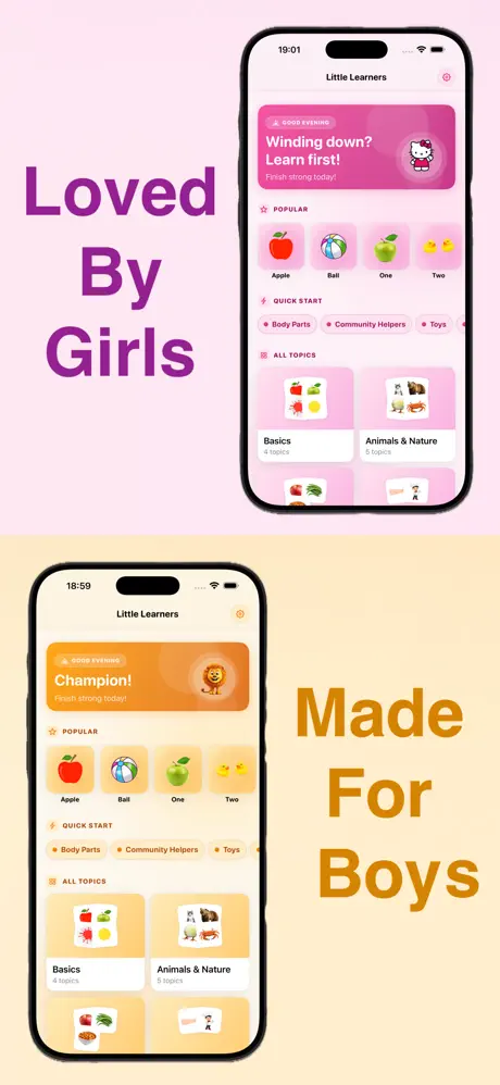 Kids Learning: ABC & Numbers 儿童学习字母和数字应用截图