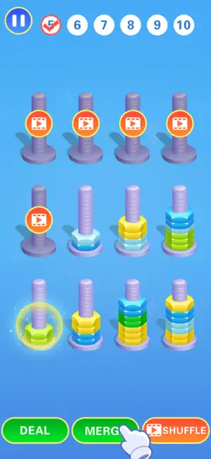 Nuts Puzzle-Uni Color screenshot 3