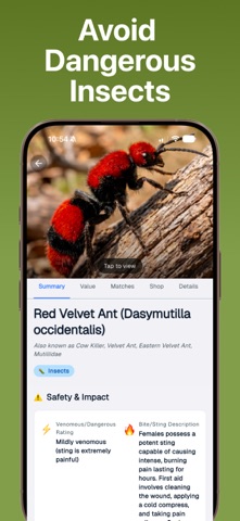 Bug Bite Identifier App screenshot