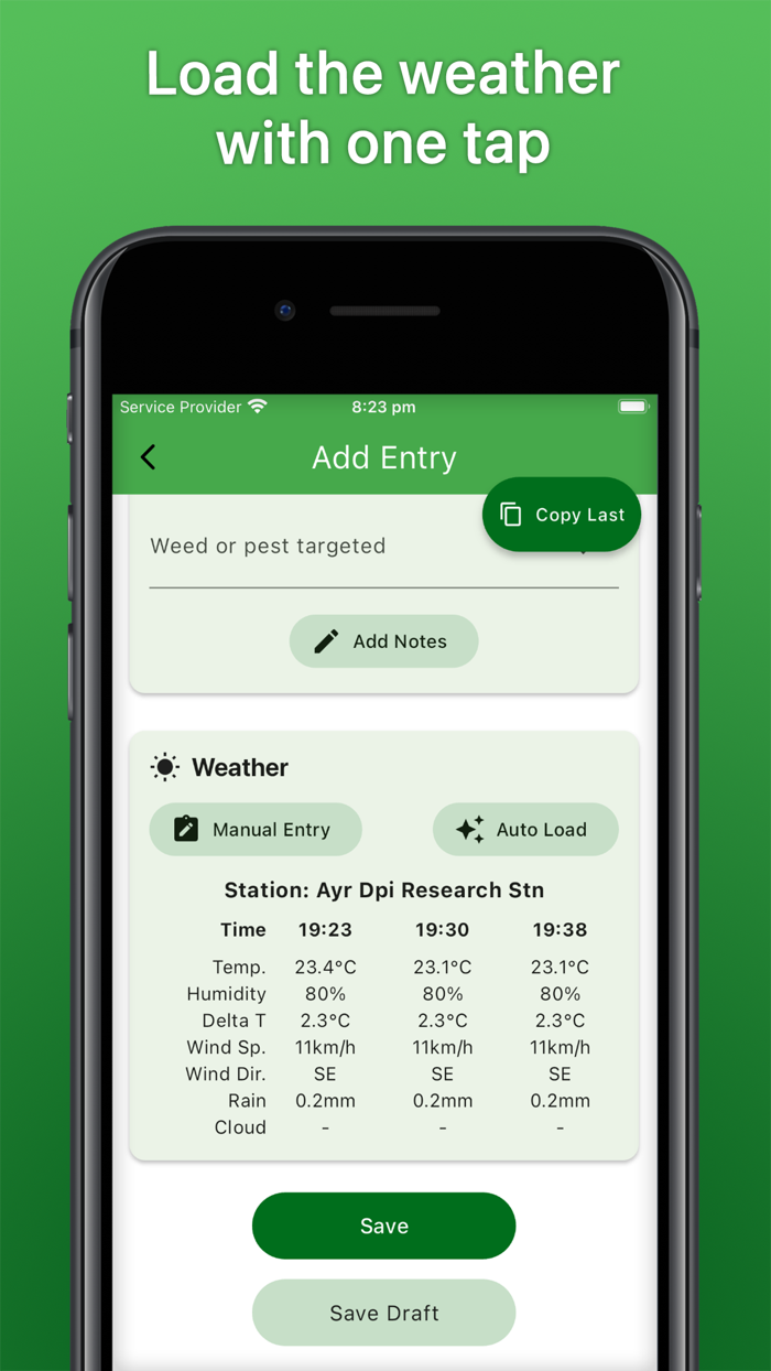 Spraybook Spray Record Diary