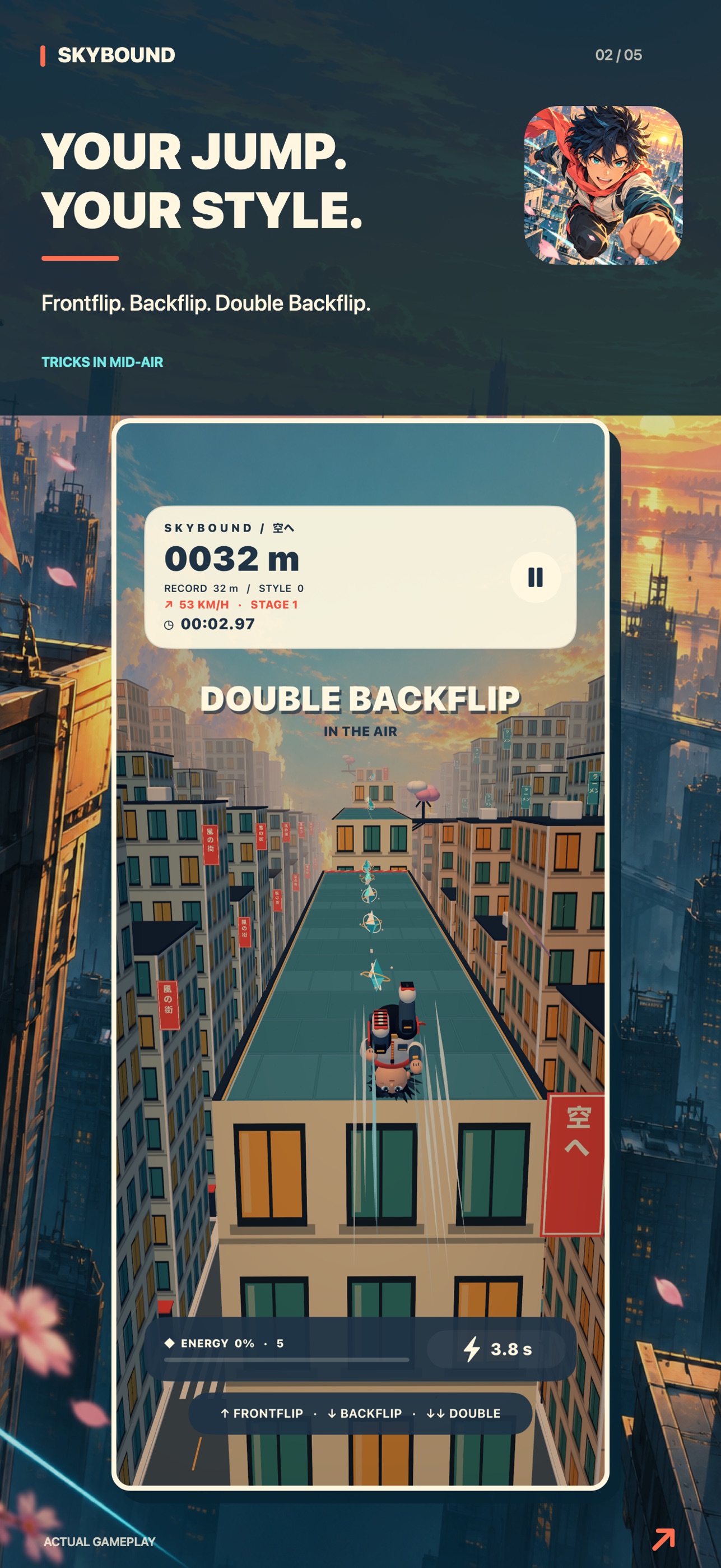 Screenshot 2 of Skybound 11K: Rooftop Run