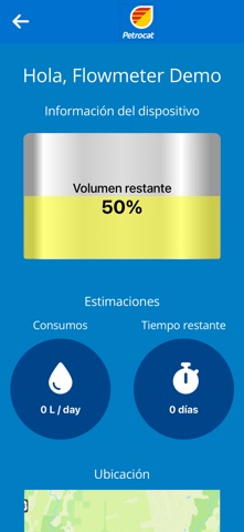 Medidor de Depósitos Petrocat screenshot