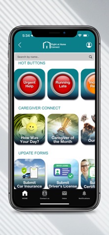 Right At Home Connect iPhone screenshot