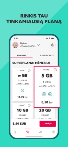 Mano EŽYS screenshot