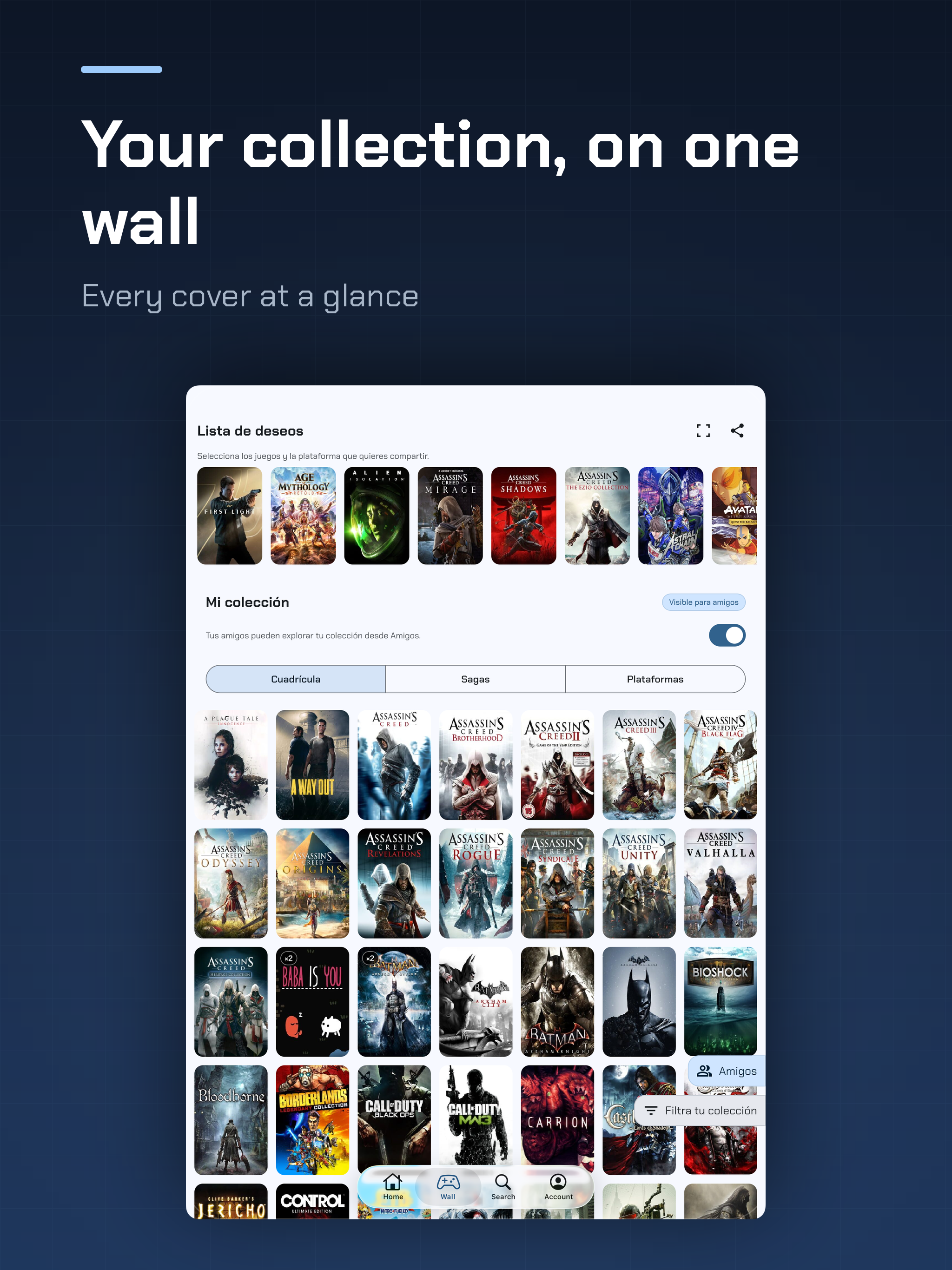 Game Wall: game collection screenshot 12