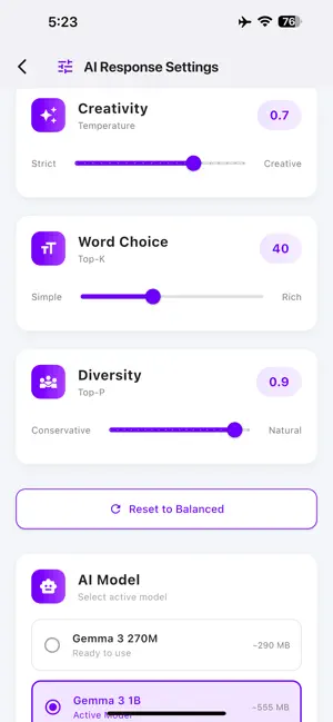 Offline AI Writing Assistant screenshot 4