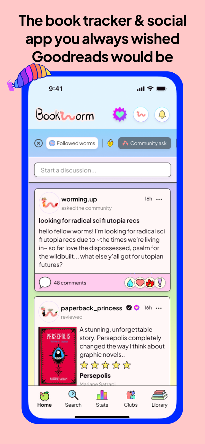 Bookworm Reads screenshot 1