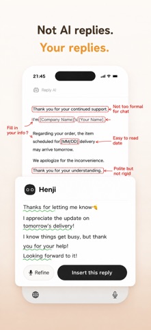 Henji - AI Reply Keyboard Screenshot 3 of 9