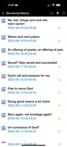Daily Devotional Manna Screenshot 3 of 5