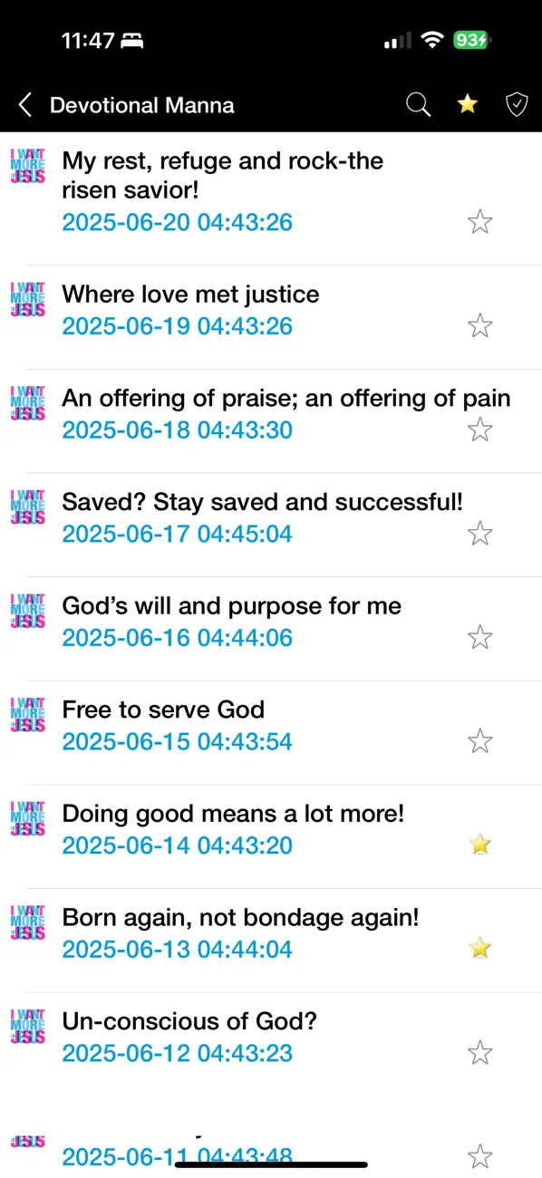 Screenshot #3 pour Daily Devotional Manna