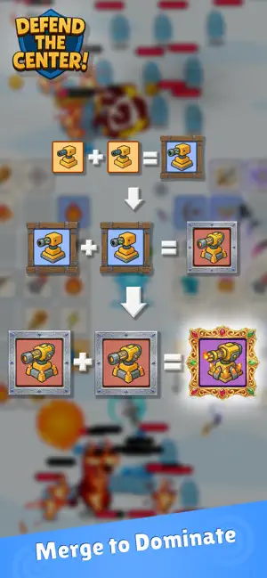 Defend the Center: Merge TD screenshot 3