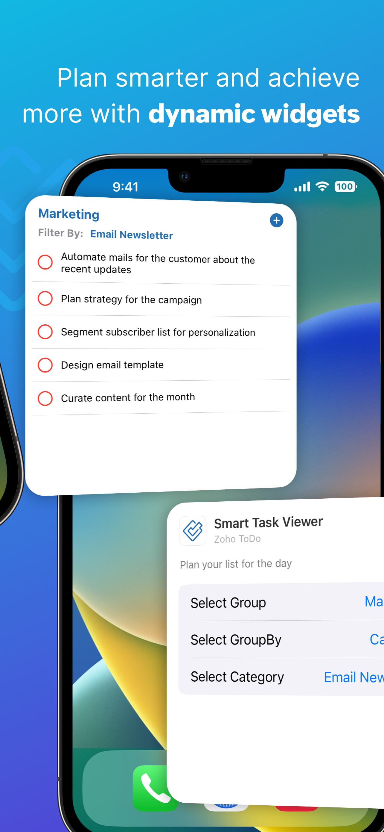 Zoho ToDo - Get work organized