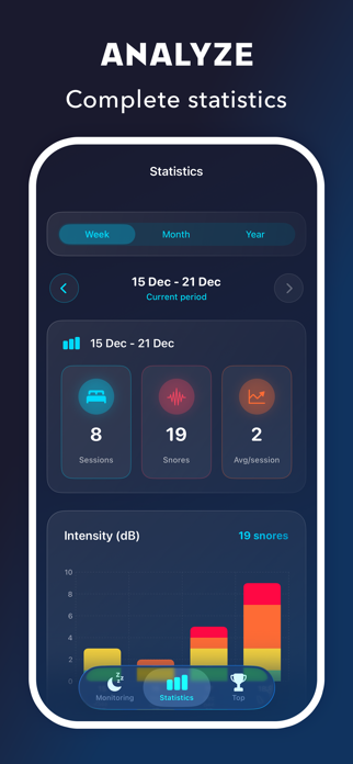 Snoozer - Snore Tracker Screenshot 2 of 4