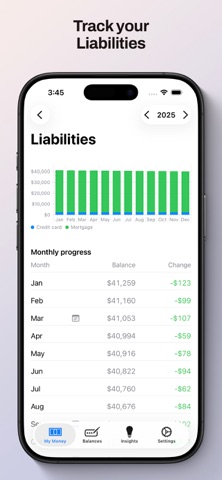Balans – Net Worth Tracker Screenshot 7 of 7