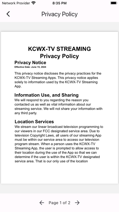KCWX-TV Screenshot