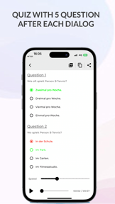 Learn German AI Conversations screenshot