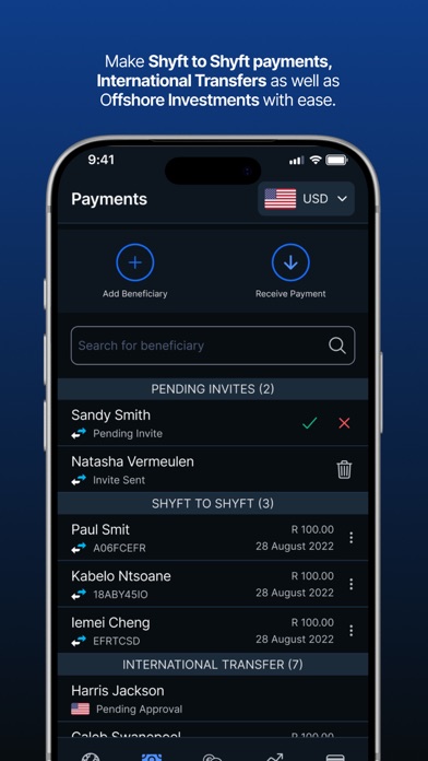 Shyft – Global Money App iPhone screenshot 6 - Finance app