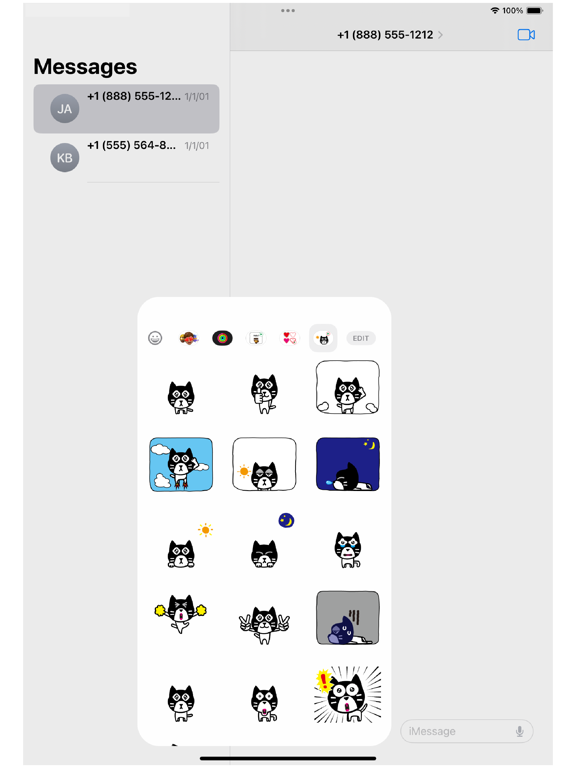 Screenshot #6 pour Maru Cat 1 Animation Sticker