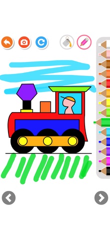 Kids Coloring 2-5 iPhone screenshot