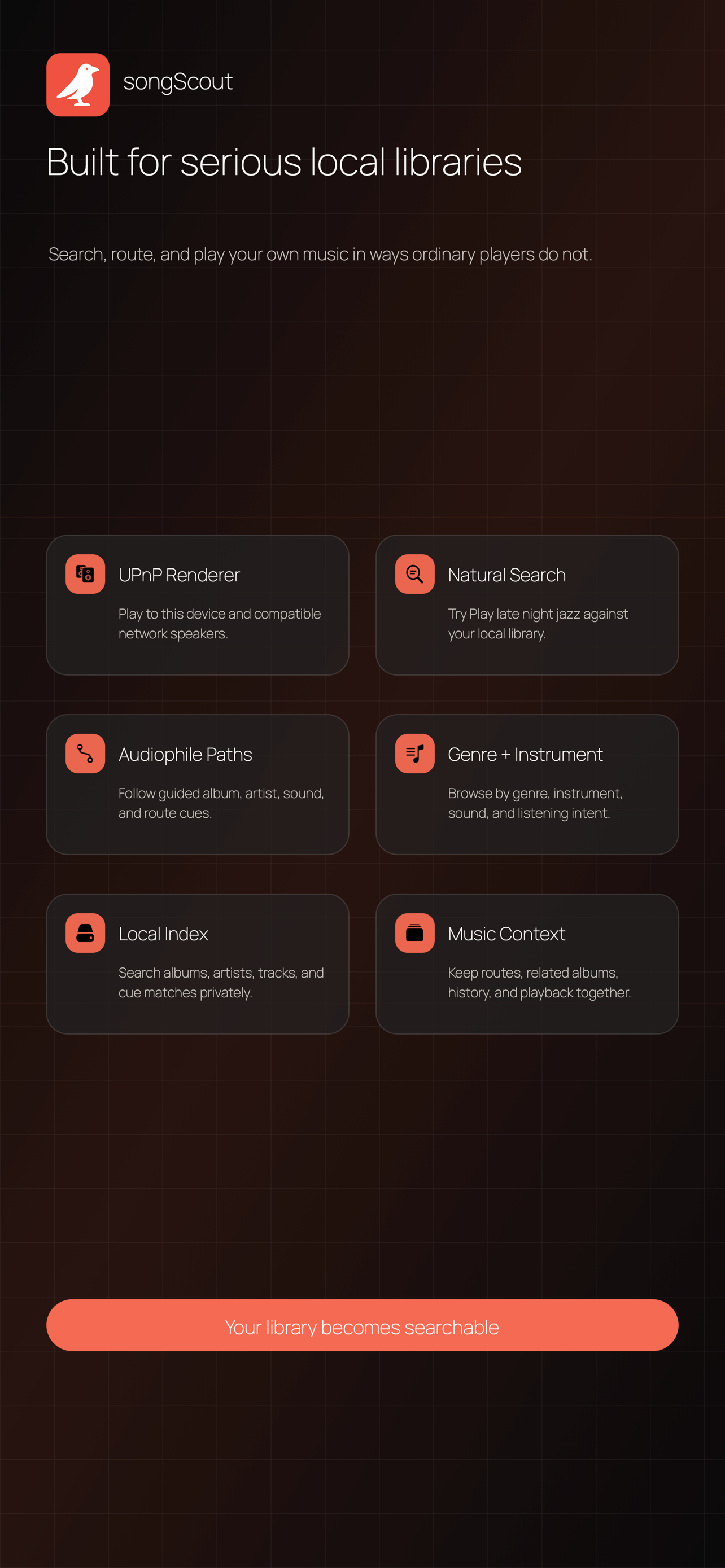 songScout screenshot 2