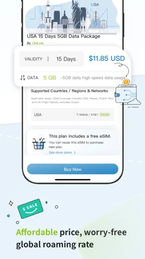 CMLink eSIM: Global eSIM Plan screenshot 1