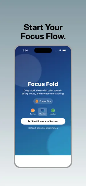 Focus Fold: Pomodoro Timer screenshot 4