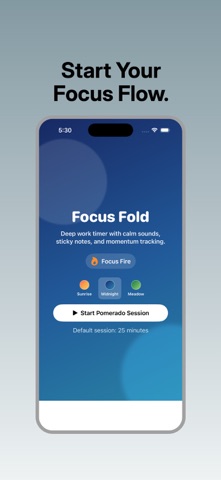 FocusFold：番茄钟计时器 screenshot