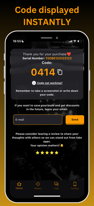 Find Radio Code Instantly Screenshot 3 of 5