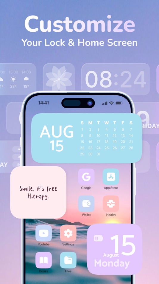 #1. Thematic - Top Color Widgets (iOS) 게시자: Big Mood Apps LLC