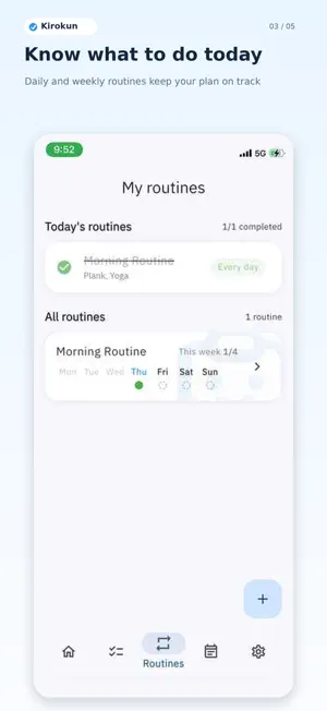 Kirokun: Workout & Habit Log screenshot 3