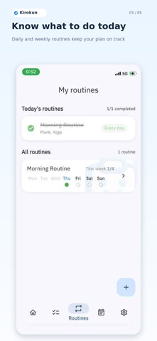 Kirokun: Workout & Habit Log Screenshot 3 of 5