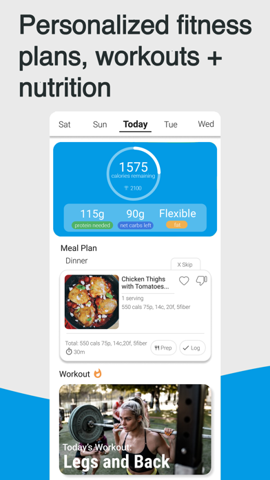 Fitness App + Screenshot