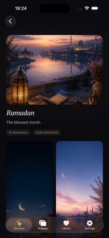 Noor Lock: Islamic Wallpapers iPhone screenshot