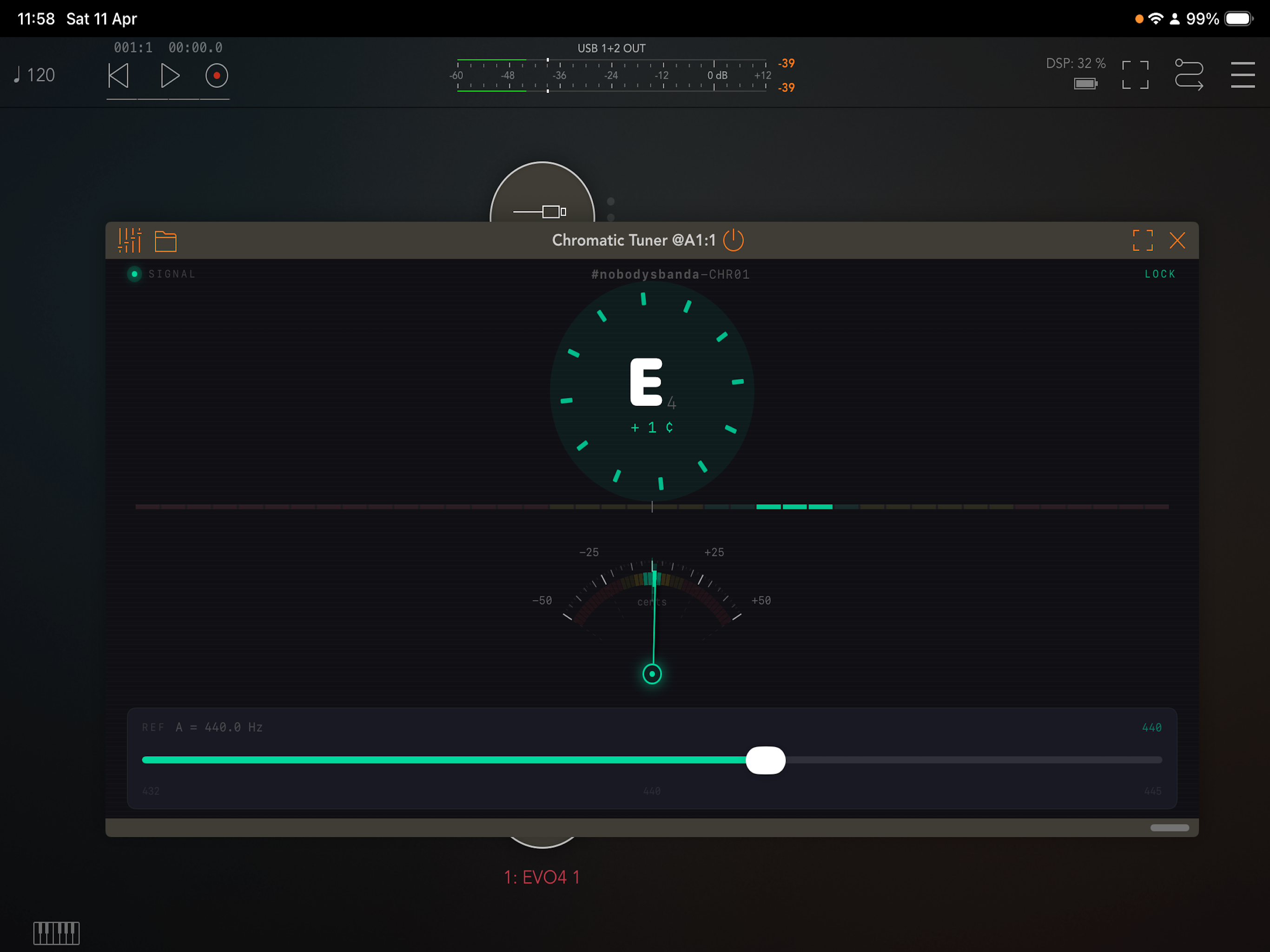 NB ChromaticTuner screenshot 2