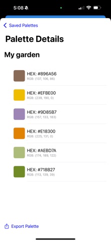 Color Snatcher iPhone screenshot