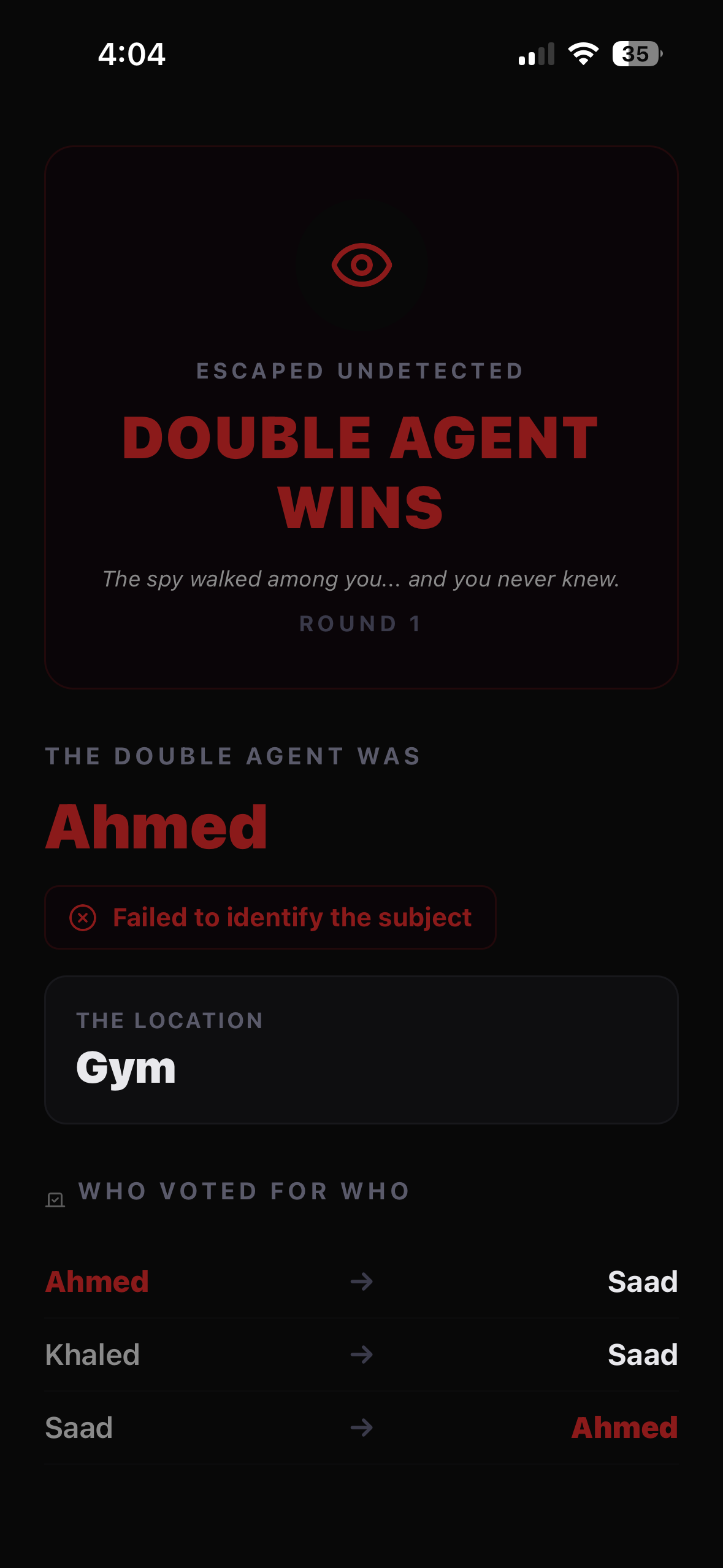 The Double Agent