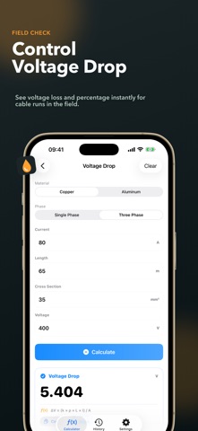Electrical Calculator ElecCalc Screenshot 2 of 6