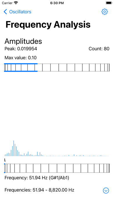Oscillators Screenshot