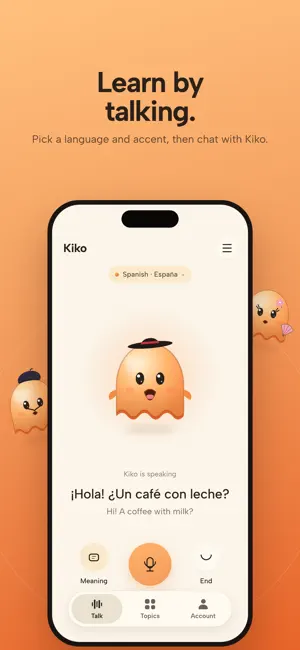 Kiko: Your Language Buddy screenshot 1