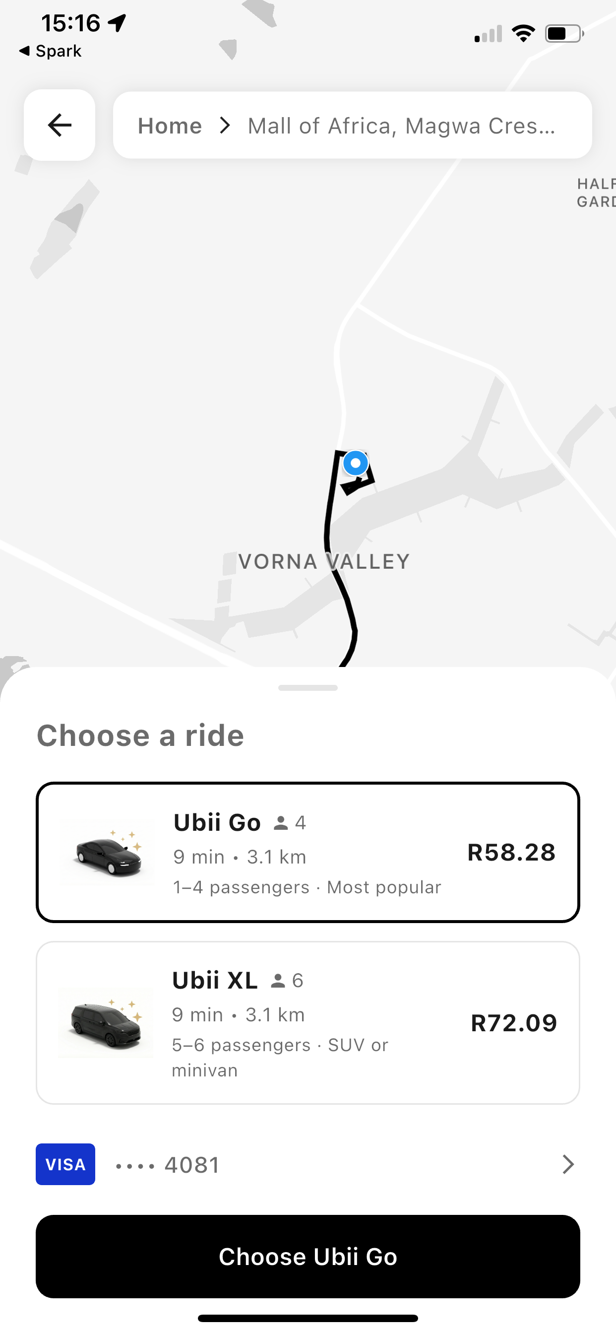 Ubii - Ride Anywhere