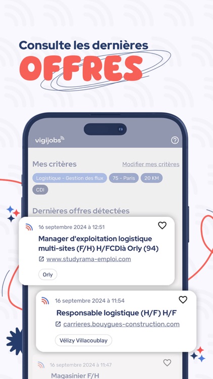 Vigijobs: Recherche d'emploi screenshot-3