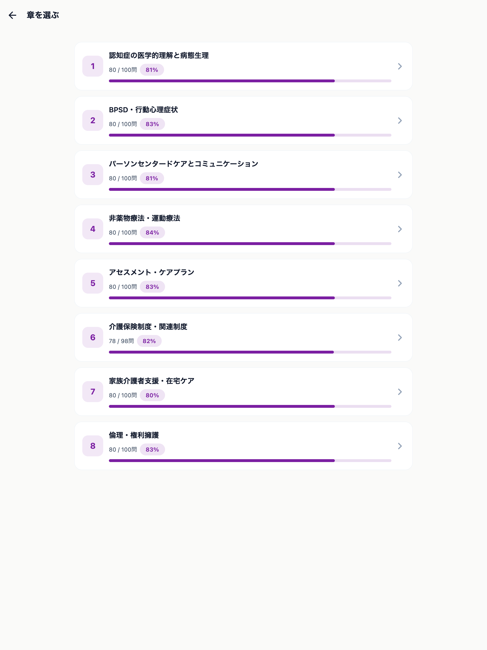認知症ケア専門士対策 screenshot 7