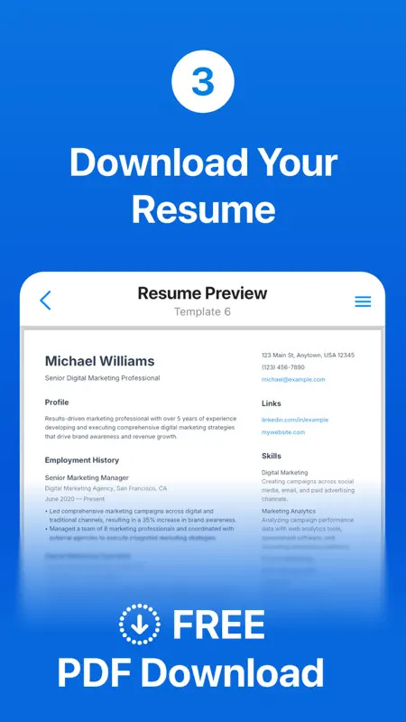 Resume Builder Pro with AI screenshot 3 of 3