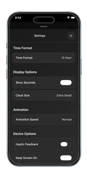 FlipClock Animated Flow screenshot 2
