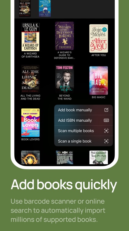 Book tracker - bookshelf