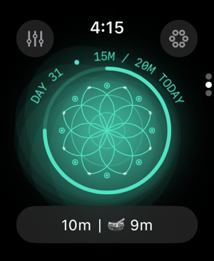 ‎Meditate: schermata dell'app Mindfulness