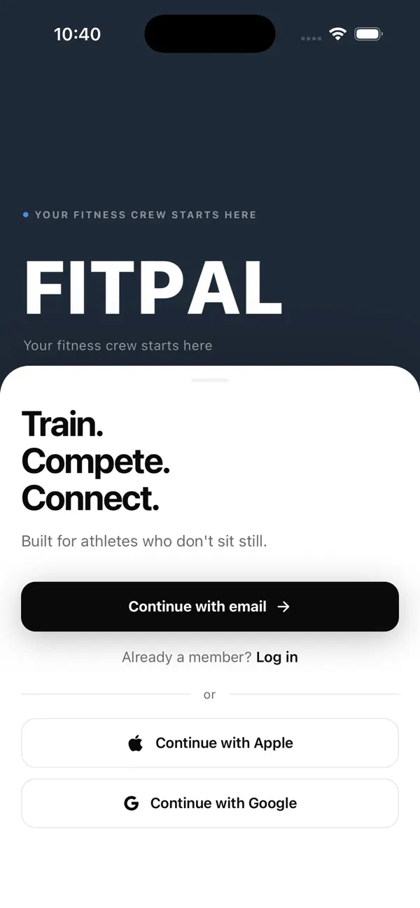 Screenshot #2 pour FitPal - Find Your Fit Partner